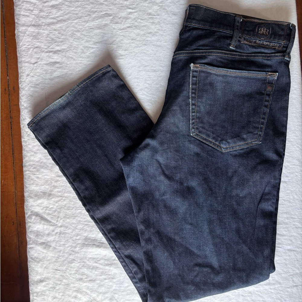 Men’s Rock and Republic Neil Dark Wash Straight Leg Jeans 36x32